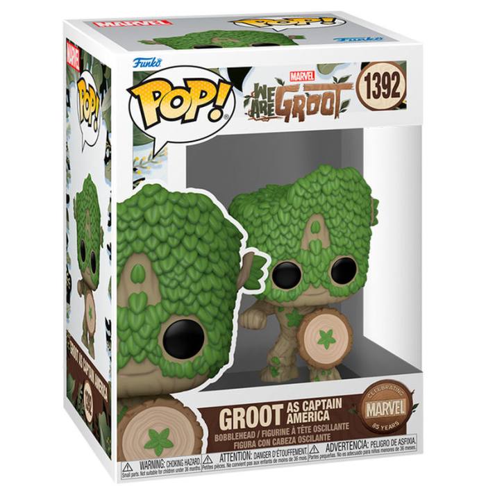 POP figure Marvel We Are Groot - Groot as Captain America 61244