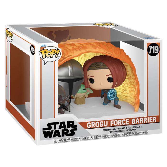 POP figure Moments Star Wars The Mandalorian Grogu Force Barrier 61439