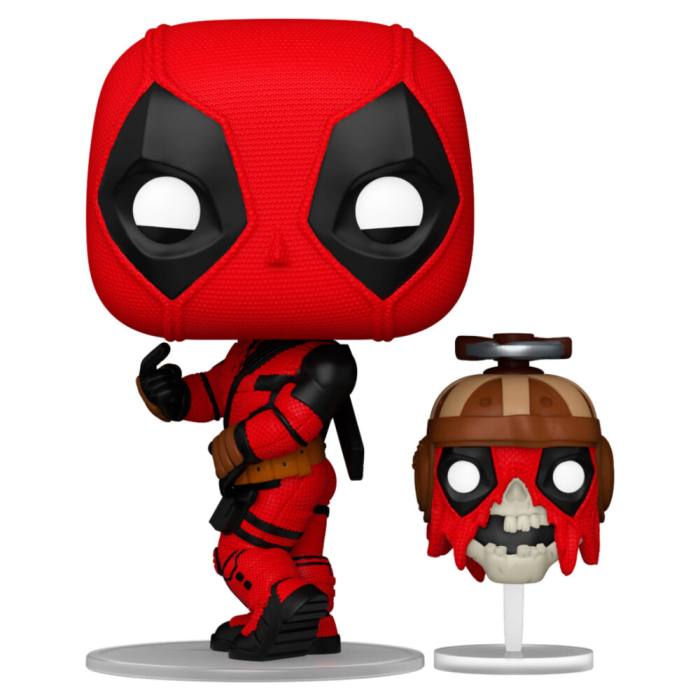 POP figure Marvel Deadpool & Wolverine Deadpool with Headpool 61370