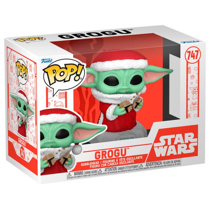 POP figure Star Wars Grogu with Christmas Cookie 61447
