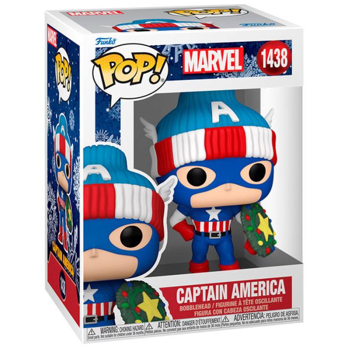 POP figure Marvel Captain America Holiday 61477