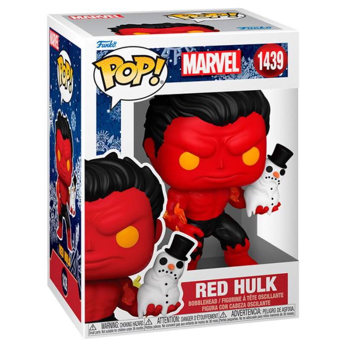 POP figure Marvel Red Hulk with Snowman 61481
