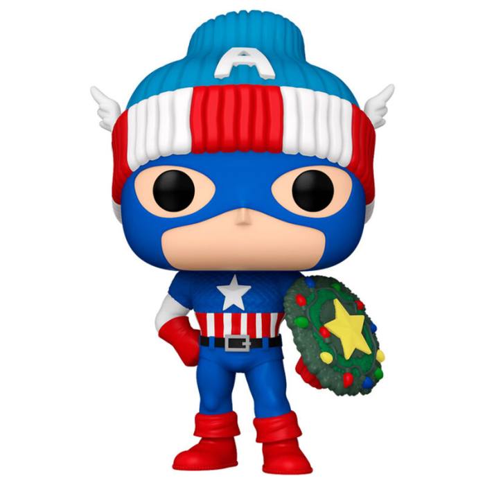 POP figure Marvel Captain America Holiday 61478