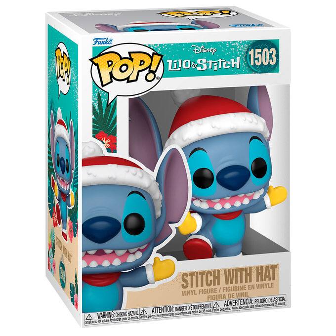 POP figure Disney Stitch with Santa Hat 61487