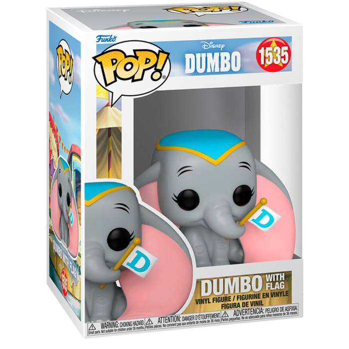 POP figure Disney Dumbo - Dumbo with Flag 61628