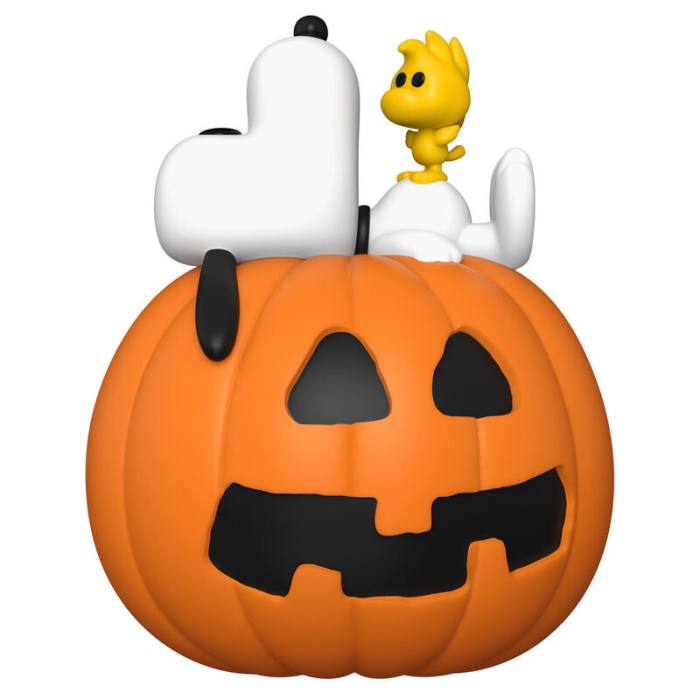 POP figure Deluxe Peanuts Snoopy & Woodstock with Pumpkin 62374