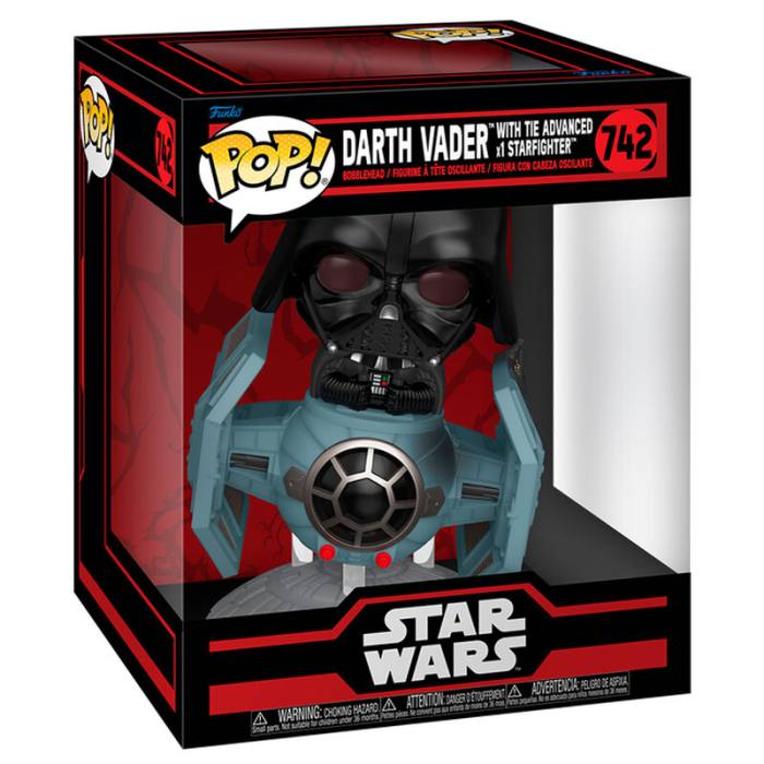 POP figure Rides Deluxe Star Wars Darth Vader with Tie Advanced Starfighter 62009