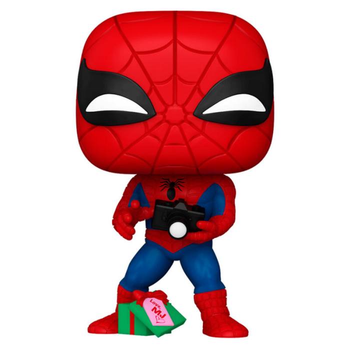 POP figure Marvel Spider-Man with Gift 62618