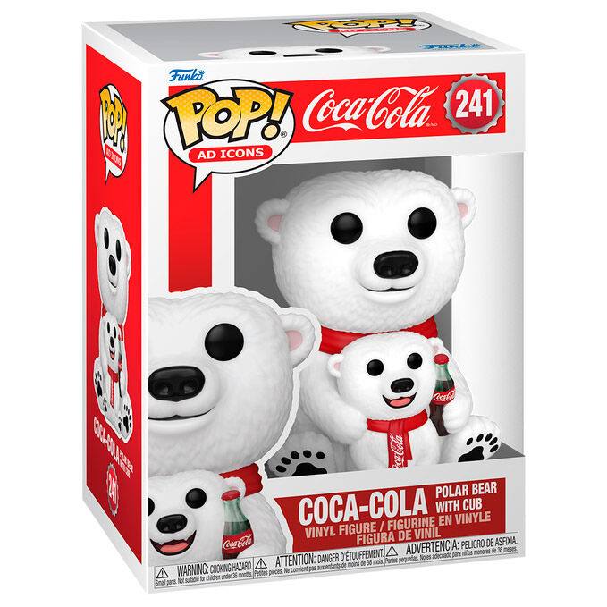 POP figure Coca -Cola Polar Bear with Cub 62237