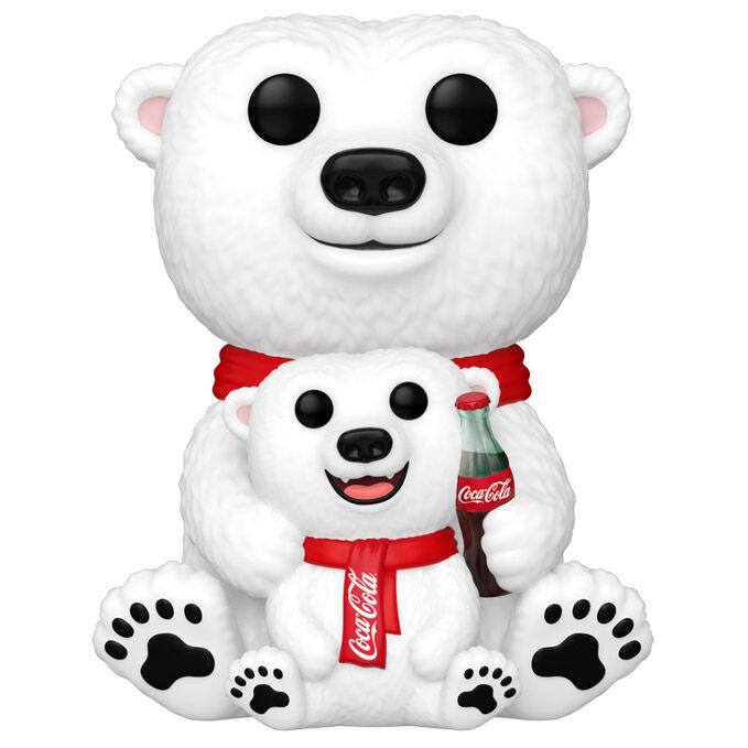POP figure Coca -Cola Polar Bear with Cub 62238