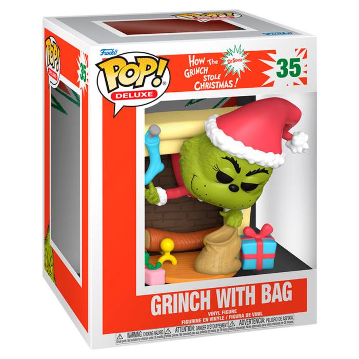 POP figure Deluxe The Grinch with Bag 62185