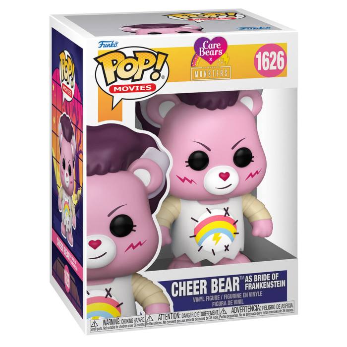 POP figure Care Bears x Monsters Cheer Bear as Bride of Frankenstein 62396
