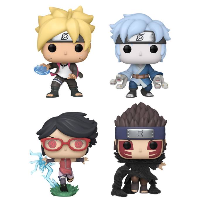 POP pack 4 figures Boruto Exclusive 62489