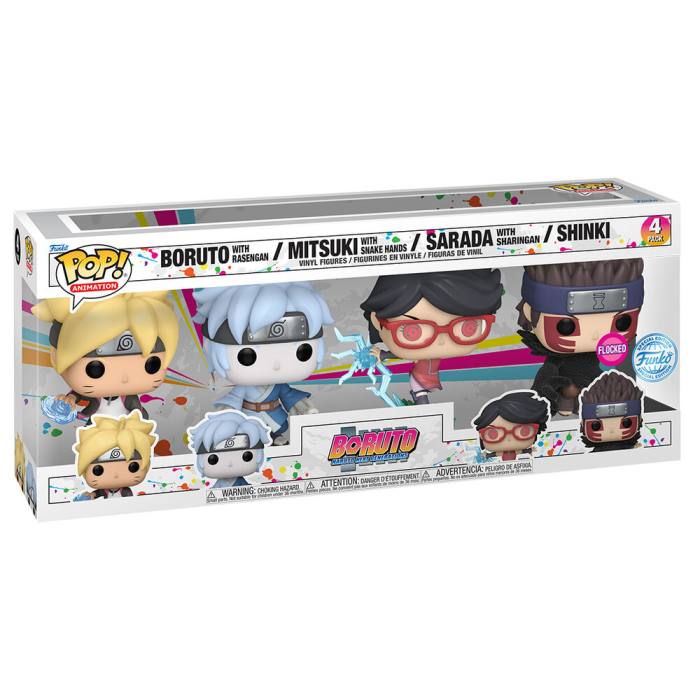POP pack 4 figures Boruto Exclusive 62490
