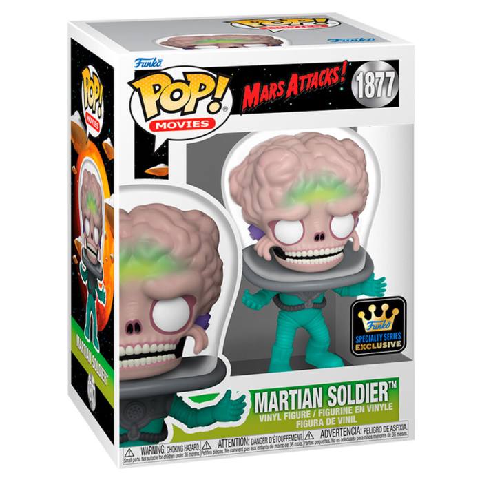 POP figure Mars Attacks Martian Soldier Exclusive 63316
