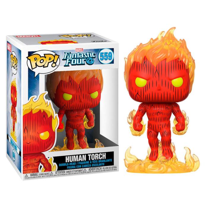 POP figure Marvel Fantastic Four Human Torch 64446